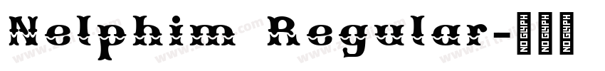 Nelphim Regular字体转换